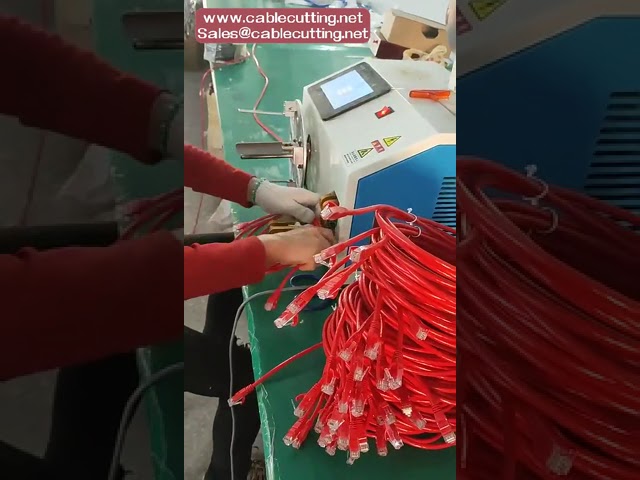 Mesin Penggulung dan Pengikat Kabel Layar Sentuh: Bentuk Figure 8 dan Bulat