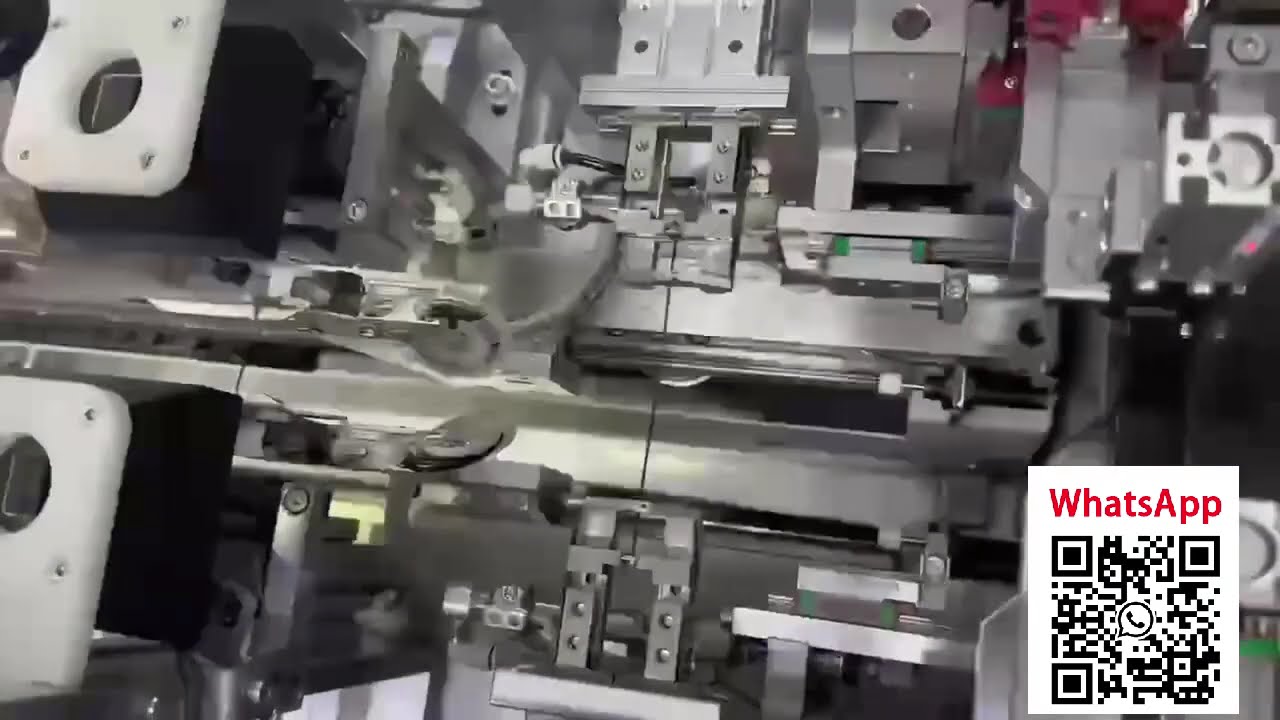 Mesin Crimping & Insertion Ganda untuk Perakitan Harness Elektronik Konsumen