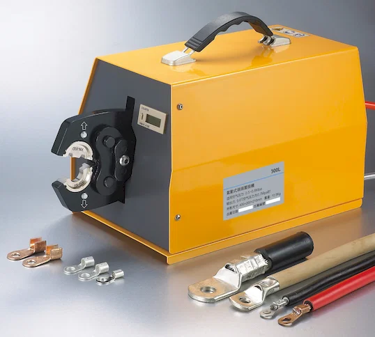 Mesin Krimping Terminal Pneumatik Kapasitas Super WPM-300L - Perkakas Krimping Portabel